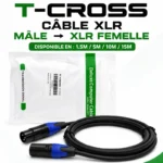 ⁦Cable XLR  JACK /XLR XLR :1.5M/5M/10M/15M⁩ - الصورة ⁦2⁩
